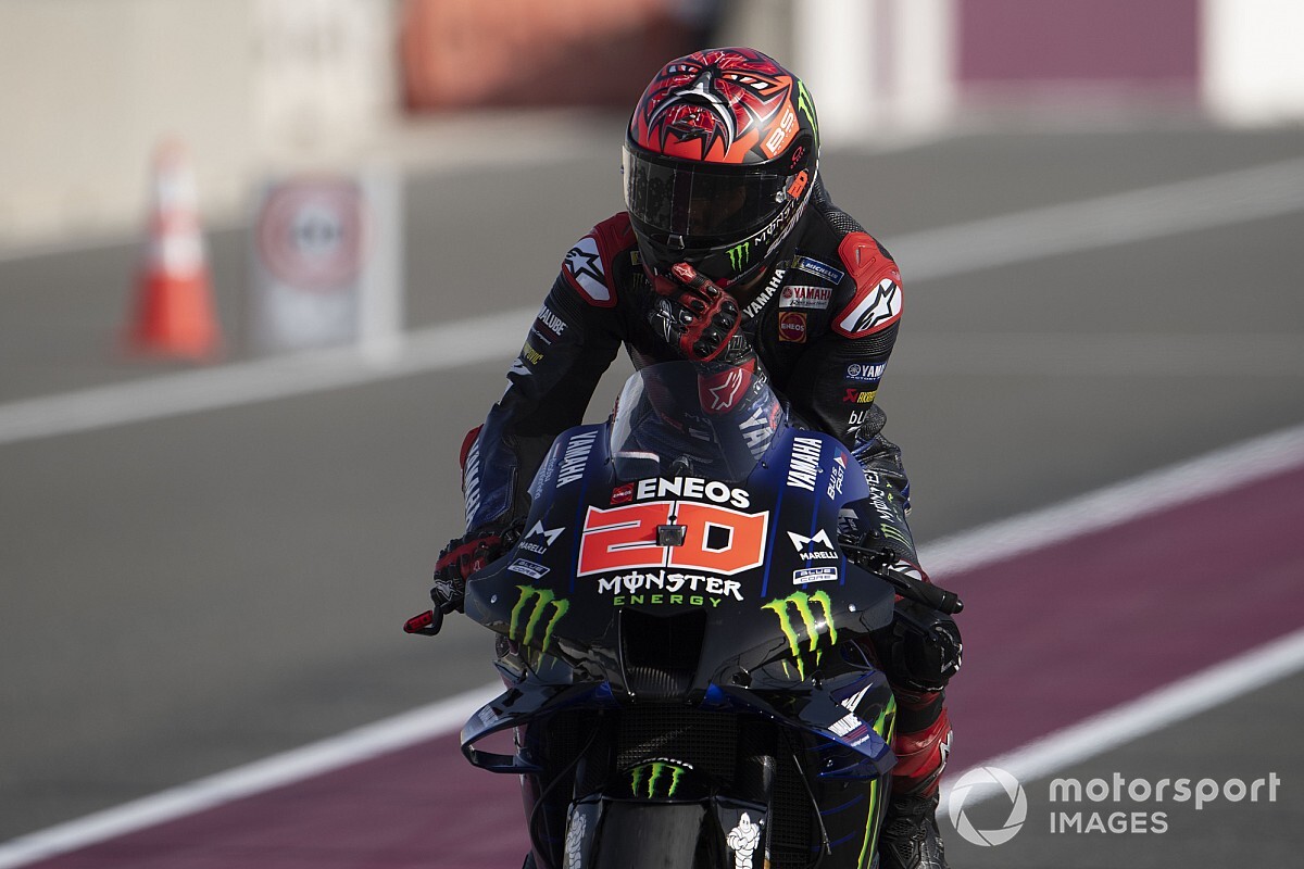 Quartararo topt warm-up voor Grand Prix van Qatar