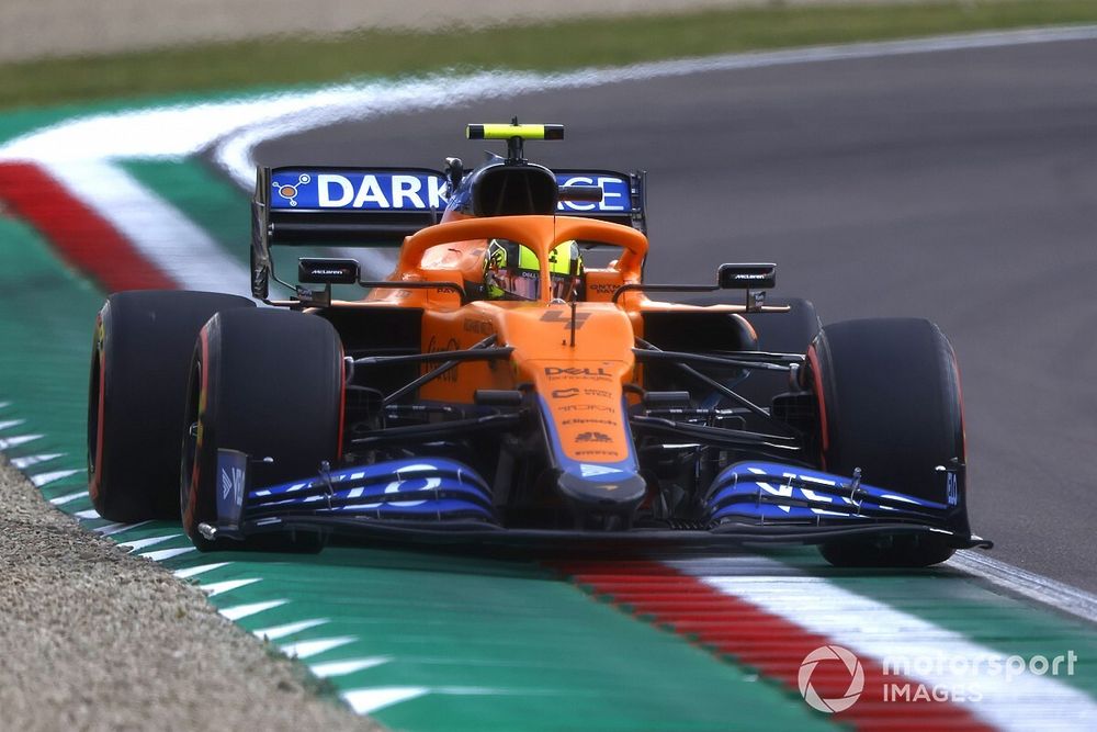 Norris entona el 'mea culpa' tras su casi machada en Imola