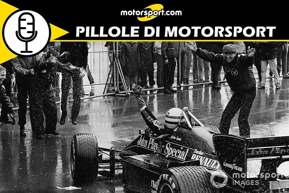 Cover "Pillole di Motorsport": Ayrton Senna, Lotus 97T 1985