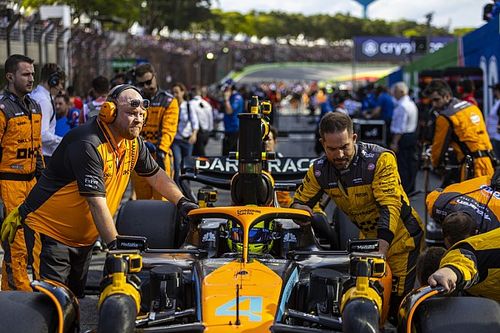 Norris volvió a encontrarse mal tras la carrera sprint de Brasil
