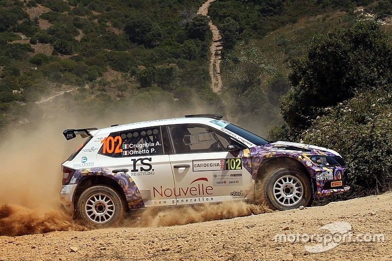 CIR, Rally Italia Sardegna: Crugnola in testa a fine giro davanti a Rossetti