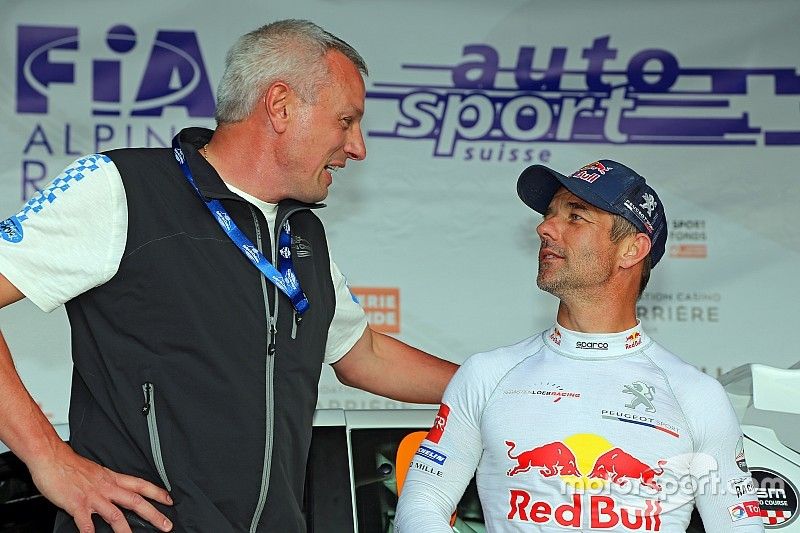 Eric Jordan, Directeur du comité d'organisation du Rallye du Chablais, Sébastien Loeb