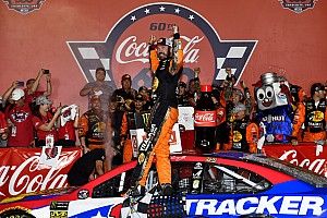 Coke 600: Martin Truex Jr. wins after wild four-wide pass