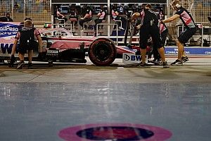 Un problema en la Q2 dañó las aspiraciones de Sergio Pérez