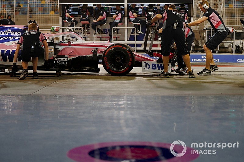 Un problema en la Q2 dañó las aspiraciones de Sergio Pérez