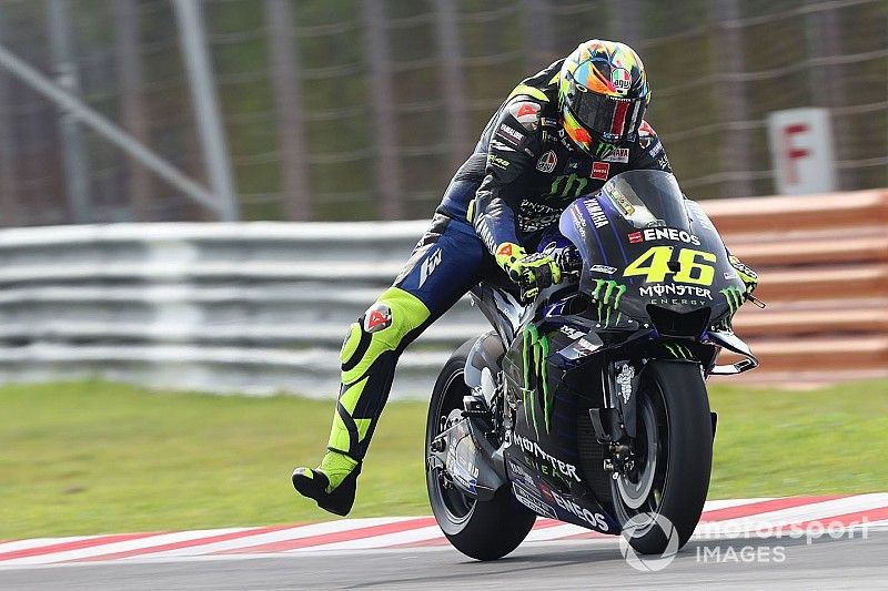 Rossi: “El último neumático salió mal, pero no hubiera superado a Maverick”