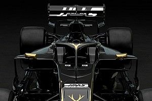Slide view: Compare the Haas VF-19 versus 2018 car