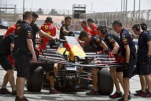 Red Bull испытала на тестах переднее антикрыло новой конструкции