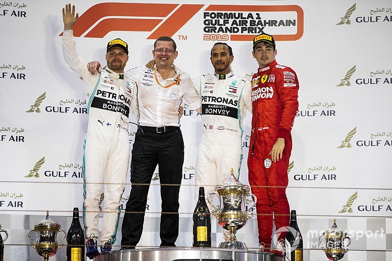 Confira a classificação completa da Fórmula 1 após GP do Bahrein