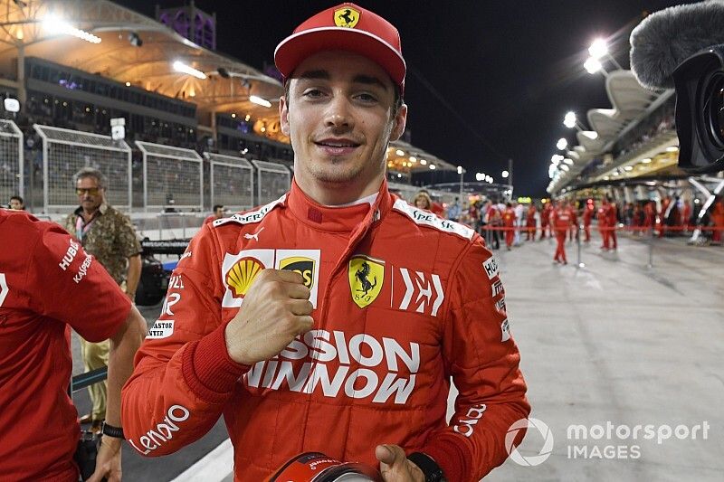 Pole man Charles Leclerc, Ferrari