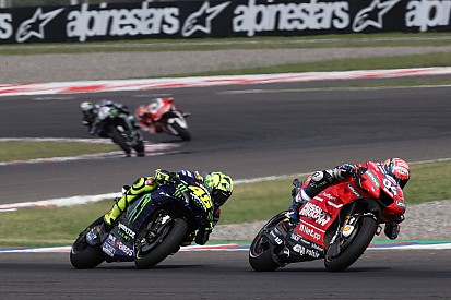 Valentino si allena a "casa" di Dovizioso per preparare la gara di Austin