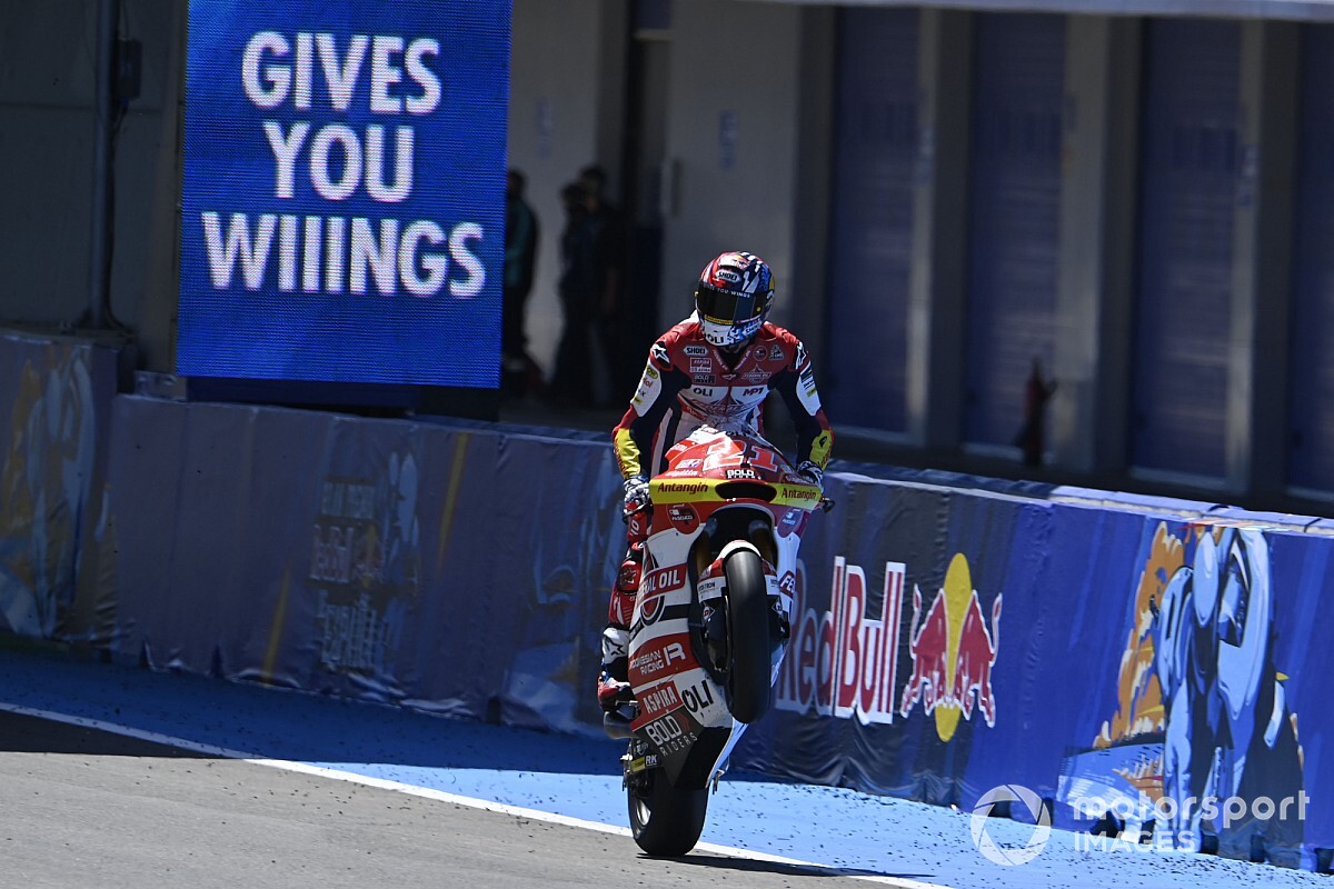 Moto2 Jerez: Di Giannantonio, kariyerinin ilk Moto2 galibiyetini kazandı