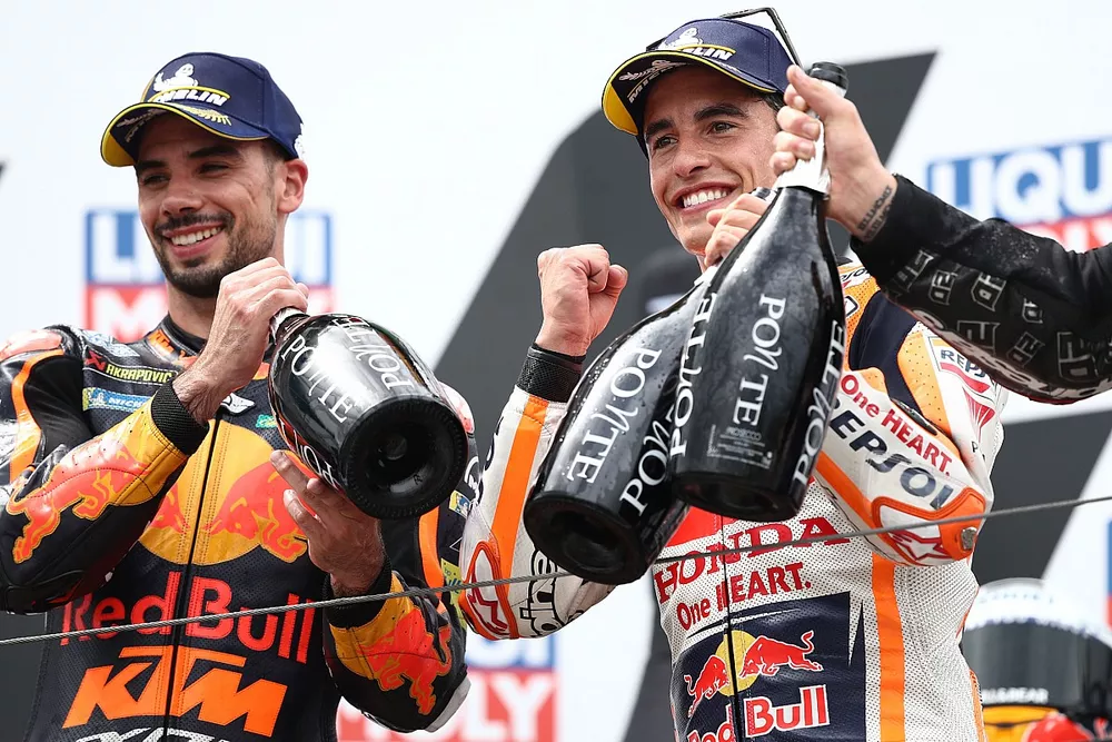 Podio: ganador Marc M&aacute;rquez, Repsol Honda Team