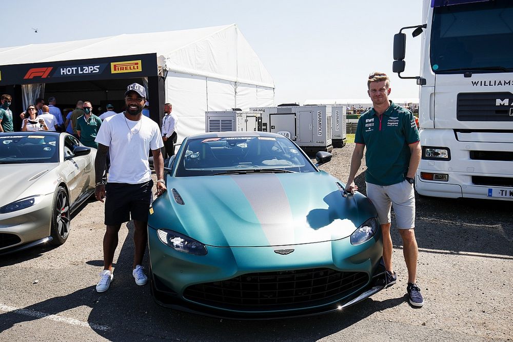 Alexandre Lacazette Nico Hulkenberg, Aston Martin