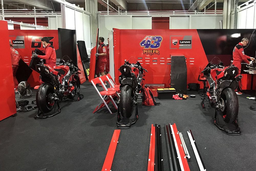 Ducati Team garage