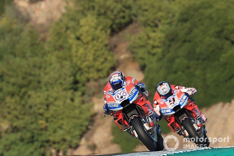 Petrucci: "Dovizioso me ha dicho que no es mi primer rival"