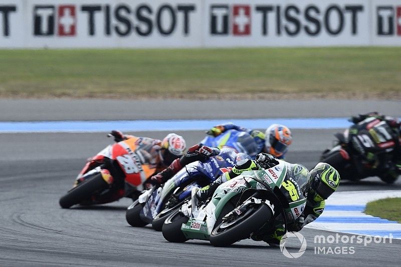 Dans le coup jusqu'à la mi-course, Crutchlow a souffert par la suite