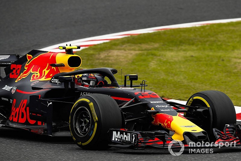 Verstappen sufrió en el viernes del GP de Japón