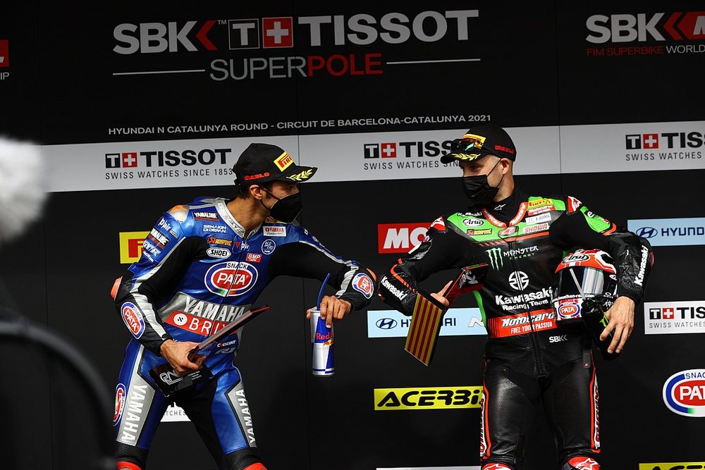 Toprak Razgatlioglu, PATA Yamaha WorldSBK Team, Jonathan Rea, Kawasaki Racing Team WorldSBK