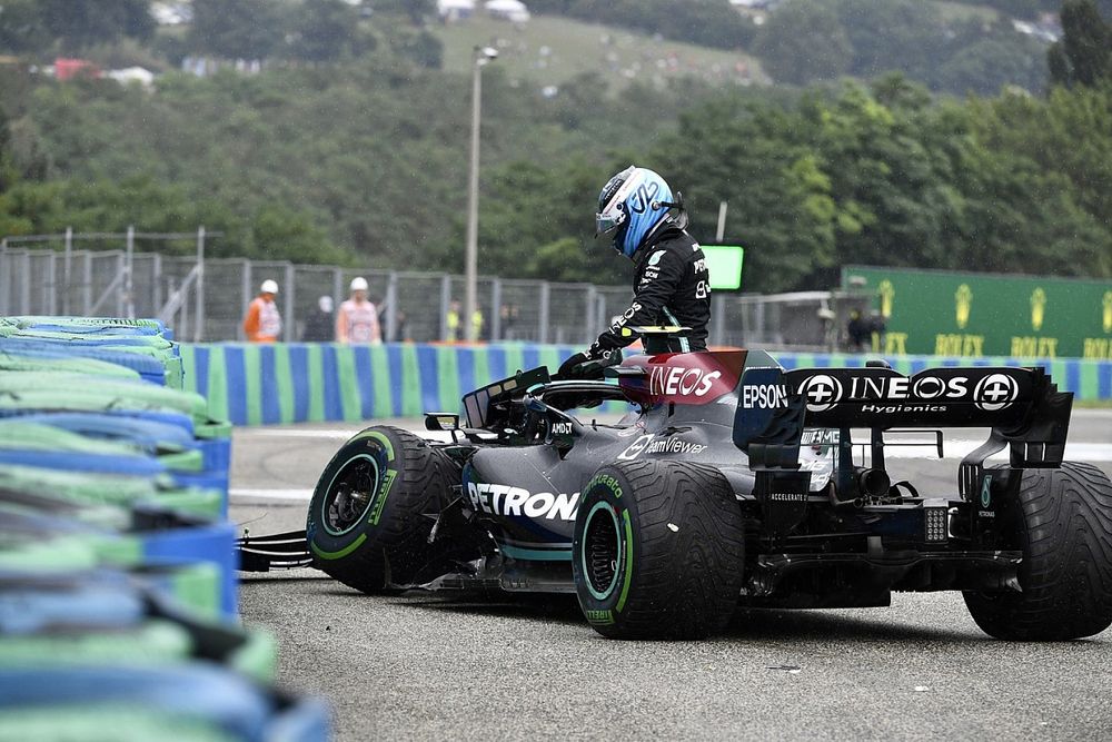 Wolff: Crash Bottas in Hongarije niet van invloed op rijderskeuze