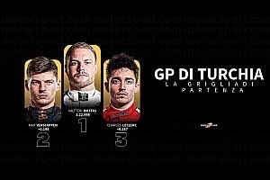 GP Turchia: Lewis 11esimo prova la rimonta. Leclerc sogna il colpo