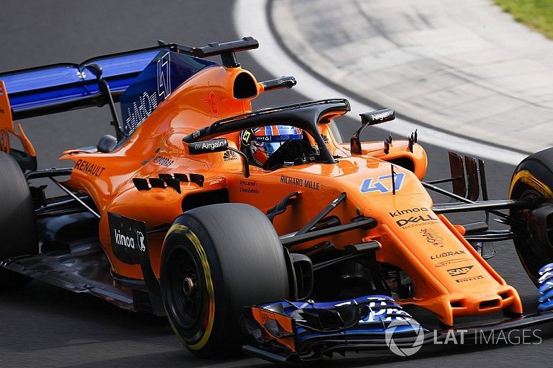 Alonso cede su Mclaren a Norris en el FP1 de Spa