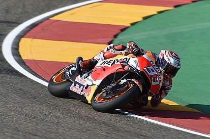 Aragon MotoGP: Marquez leads Lorenzo in FP2
