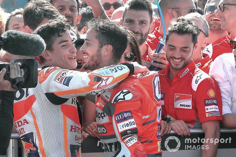 Marc Marquez, Repsol Honda Team, Andrea Dovizioso, Ducati Team