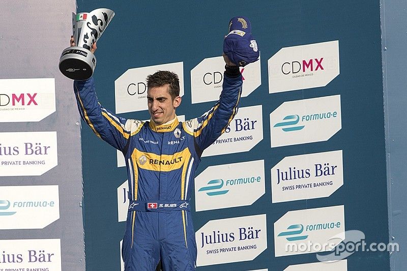 Podio: tercer lugar Sébastien Buemi, Renault e.Dams