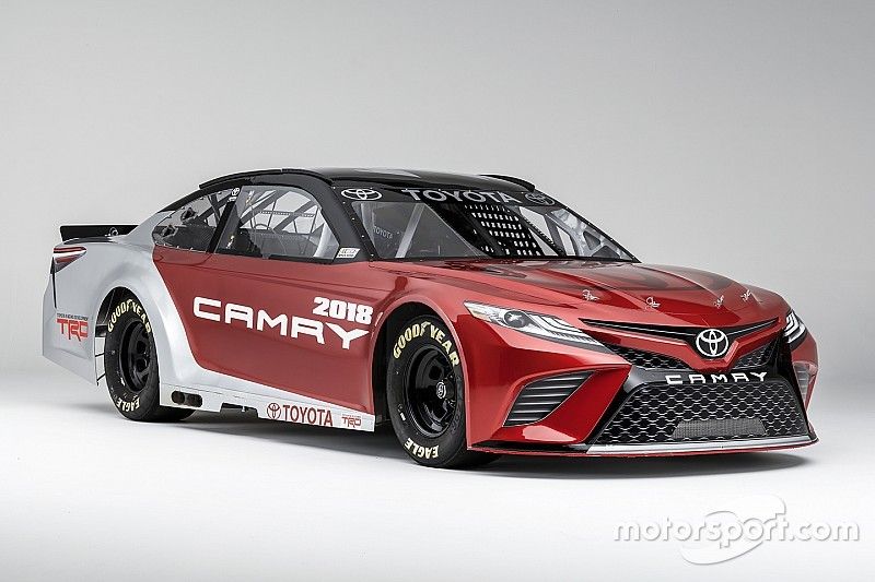 The 2017 NASCAR Toyota Camry based on the 2018 road car