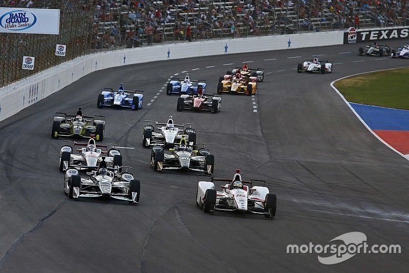 Josef Newgarden, Team Penske Chevrolet, Tristan Vautier, Dale Coyne Racing Honda