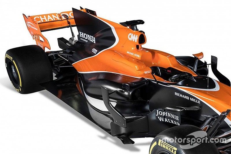 L'aileron arrière de la McLaren MCL32