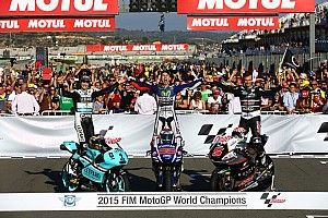 Todos los títulos de MotoGP que se decidieron en la última carrera