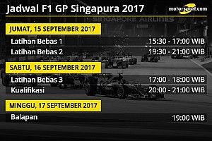 Jadwal lengkap F1 GP Singapura 2017