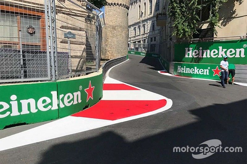 FIA changes kerbs at Baku's tricky Turn 8