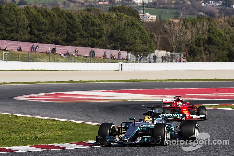 Tes Barcelona: Mercedes ungguli Ferrari pada hari ketiga