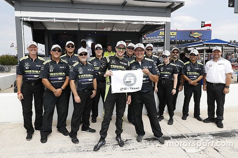 Polesitter Charlie Kimball, Chip Ganassi Racing Honda