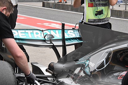 Mercedes: Bottas senza T-wing, si era strappata nelle Libere 3