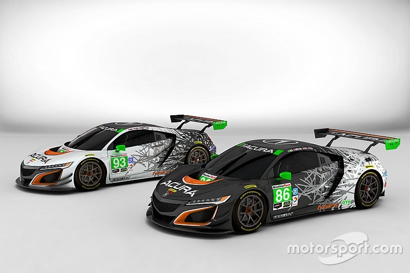Acura reveals NSX liveries for 2017 IMSA season