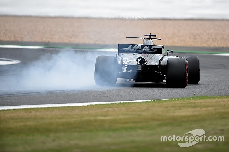 Haas: Grosjean prova i dischi dei freni della Carbon Industrie