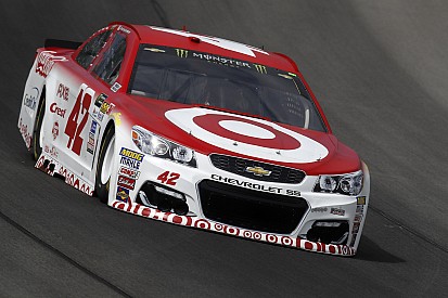 Larson tops second Michigan practice; Bell makes first laps in Cup car