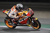 Márquez lidera el warm up en Qatar antes de caerse