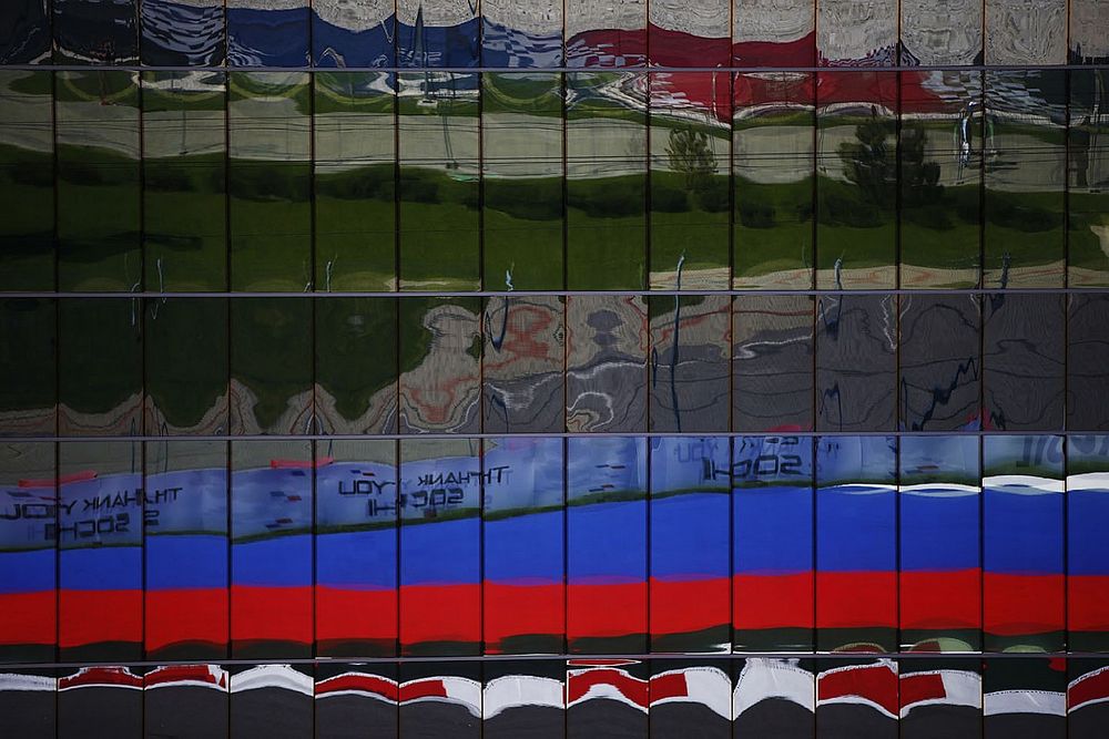 Reflections of the Sochi Autodrom track