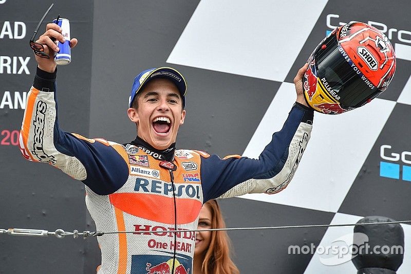 Podium: ganador, Marc Márquez, Repsol Honda Team