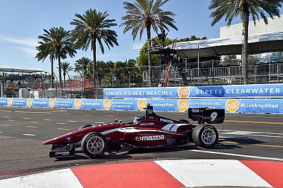 St Pete Indy Lights: Telitz wins opener after wild first corner