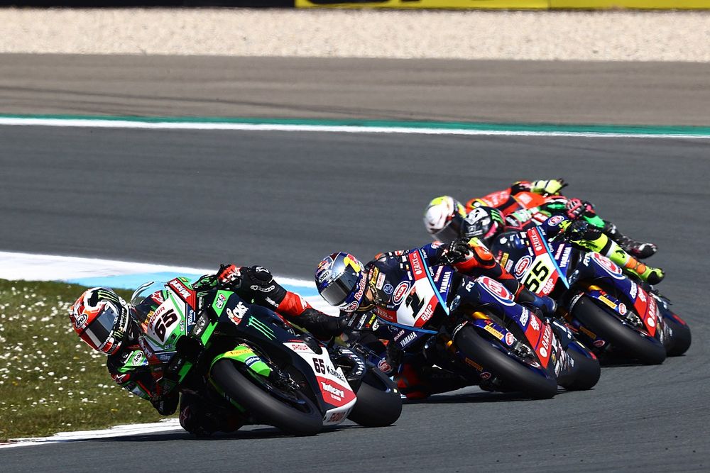Jonathan Rea, Kawasaki Racing Team WSBK, Toprak Razgatlioglu, Pata Yamaha WorldSBK, Andrea Locatelli, Pata Yamaha WorldSBK, Alvaro Bautista, Aruba.it Racing Ducati, Alex Lowes, Kawasaki Racing Team WSBK