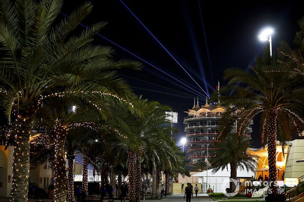 Bahrain Tower at night