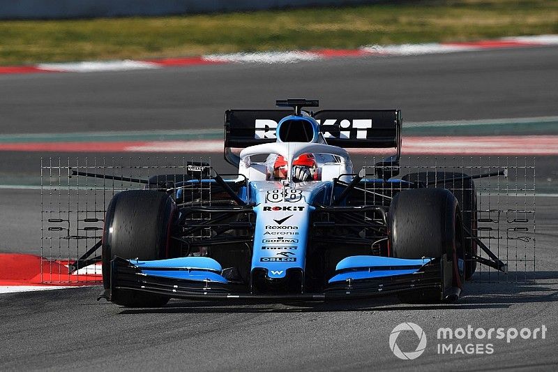 Robert Kubica, Williams FW42 avec capteurs aéro