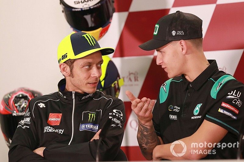 Quartararo espère que Rossi restera en MotoGP