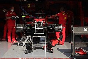 Ferrari: cestelli asimmetrici, ma opposti rispetto al Brasile